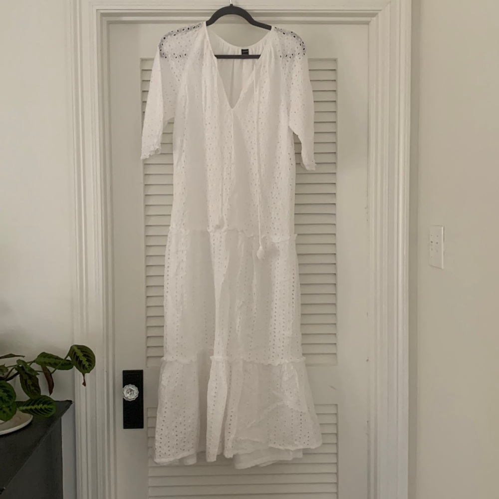 White Eyelet Dress